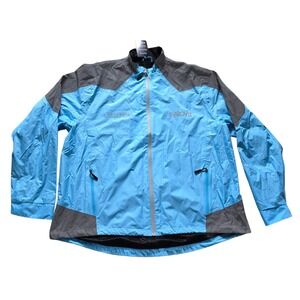 Proviz Cycling Jacket Rain‎ Coat Reflective Windproof Outerwear Blue Gray US18